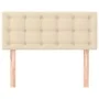 Cabecero de tela color crema 100x5x78/88 cm de , Cabeceros y pies de cama - Ref: Foro24-346441, Precio: 38,88 €, Descuento: %