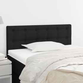 Black fabric headboard 80x5x78/88 cm by , Headboards and footboards - Ref: Foro24-346398, Price: 31,53 €, Discount: %