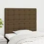 Kopfteile 2 Einheiten aus dunkelbraunem Stoff 80x5x78/88 cm von , Kopf- und Fußteile - Ref: Foro24-3116743, Preis: 56,76 €, R...