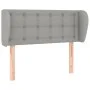 Kopfteil aus hellgrauem Stoff, 83 x 23 x 78/88 cm von , Kopf- und Fußteile - Ref: Foro24-3117552, Preis: 47,15 €, Rabatt: %