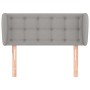 Kopfteil aus hellgrauem Stoff, 83 x 23 x 78/88 cm von , Kopf- und Fußteile - Ref: Foro24-3117552, Preis: 54,16 €, Rabatt: %