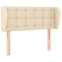 Kopfteil aus cremefarbenem Stoff, 103 x 23 x 78/88 cm von , Kopf- und Fußteile - Ref: Foro24-3117573, Preis: 54,21 €, Rabatt: %