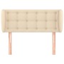 Kopfteil aus cremefarbenem Stoff, 103 x 23 x 78/88 cm von , Kopf- und Fußteile - Ref: Foro24-3117573, Preis: 54,21 €, Rabatt: %