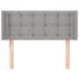 Kopfteil aus hellgrauem Stoff, 83 x 16 x 78/88 cm von , Kopf- und Fußteile - Ref: Foro24-3119176, Preis: 48,15 €, Rabatt: %
