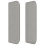 Kopfteil aus hellgrauem Stoff, 83 x 16 x 78/88 cm von , Kopf- und Fußteile - Ref: Foro24-3119176, Preis: 48,15 €, Rabatt: %