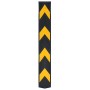 Reflective corner protectors 5 units rubber 80 cm by vidaXL, Parking signs and fords - Ref: Foro24-142839, Price: 52,73 €, Di...
