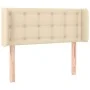 Kopfteil aus cremefarbenem Stoff, 83 x 16 x 78/88 cm von , Kopf- und Fußteile - Ref: Foro24-3119181, Preis: 44,29 €, Rabatt: %