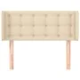 Kopfteil aus cremefarbenem Stoff, 103 x 16 x 78/88 cm von , Kopf- und Fußteile - Ref: Foro24-3119197, Preis: 45,02 €, Rabatt: %