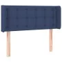 Blue fabric headboard with LED 103x16x78/88 cm by , Headboards and footboards - Ref: Foro24-3123666, Price: 51,85 €, Discount: %