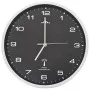 Radio controlled wall clock quartz movement 31 cm black by vidaXL, Wall clocks - Ref: Foro24-50618, Price: 29,32 €, Discount: %
