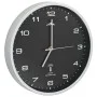 Radio controlled wall clock quartz movement 31 cm black by vidaXL, Wall clocks - Ref: Foro24-50618, Price: 29,32 €, Discount: %