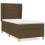 Box spring bed with dark brown fabric mattress 80x200 cm by , Beds and slatted bases - Ref: Foro24-3128800, Price: 333,21 €, ...