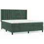 Box spring bed with dark green velvet mattress 160x200 cm by , Beds and slatted bases - Ref: Foro24-3132930, Price: 603,63 €,...