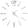 3D wall clock with modern design 100 cm XXL silver by vidaXL, Wall clocks - Ref: Foro24-50637, Price: 24,42 €, Discount: %