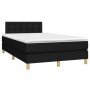 Boxspringbett mit LED-Matratze Stoff schwarz 120x200 cm von , Betten und Lattenroste - Ref: Foro24-3134023, Preis: 382,30 €, ...