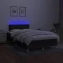Box spring bed with LED mattress black fabric 120x200 cm by , Beds and slatted bases - Ref: Foro24-3134023, Price: 381,03 €, ...