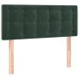 Box spring bed with mattress and LED dark green velvet 120x200cm by , Beds and slatted bases - Ref: Foro24-3134636, Price: 38...