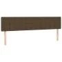 Box spring bed with dark brown fabric mattress 160x200 cm by , Beds and slatted bases - Ref: Foro24-3140388, Price: 484,98 €,...