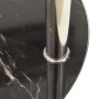 Side table 2 levels black transparent tempered glass 38cm by , Side tables - Ref: Foro24-322789, Price: 35,26 €, Discount: %