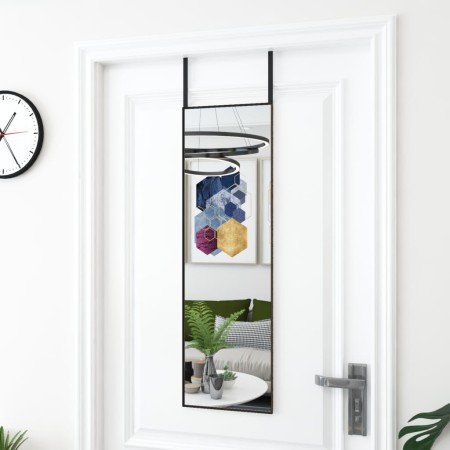VidaXL Türspiegel aus schwarzem Glas und Aluminium, 30 x 100 cm von , Spiegel - Ref: Foro24-327405, Preis: 44,99 €, Rabatt: %