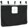 Curtains for high beds with black and white polyester tunnel by , Accessories for beds and slatted bases - Ref: Foro24-835916...