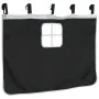 Curtains for high beds with black and white polyester tunnel by , Accessories for beds and slatted bases - Ref: Foro24-835916...