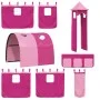 Curtains for loft bed with tunnel and pink tower by , Accessories for beds and slatted bases - Ref: Foro24-835921, Price: 53,...