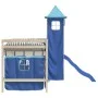 Vorhänge für Hochbett mit blauem Polyesterturm von , Zubehör für Betten und Lattenroste - Ref: Foro24-835923, Preis: 28,99 €,...