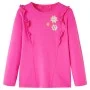 Dunkelrosa Langarm-T-Shirt für Kinder 128 von , Kinder-T-Shirts - Ref: Foro24-13687, Preis: 8,30 €, Rabatt: %