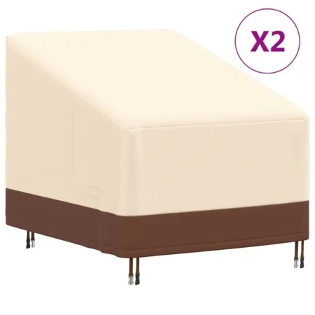 Garden lounger covers 2 pcs 600D Oxford fabric 79x97x48/74cm by , Garden furniture covers - Ref: Foro24-3203381, Price: 53,18...