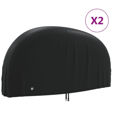 Fahrradabdeckungen 2 Stück 190T Oxford-Stoff 200x70x110 cm von , Fahrradabdeckungen - Ref: Foro24-3203407, Preis: 50,66 €, Ra...