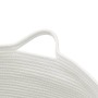 Beige and white cotton laundry basket Ø55x36 cm by , Laundry baskets - Ref: Foro24-358471, Price: 27,73 €, Discount: %
