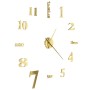 3D wall clock with modern design 100 cm XXL gold by vidaXL, Wall clocks - Ref: Foro24-50638, Price: 25,89 €, Discount: %