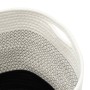 Storage baskets 2 pcs black and white cotton by , Baskets - Ref: Foro24-358478, Price: 32,02 €, Discount: %