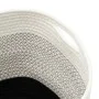 Storage baskets 2 pcs black and white cotton by , Baskets - Ref: Foro24-358478, Price: 31,33 €, Discount: %