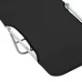 Tumbonas plegables 2 unidades acero y tela negras de vidaXL, Tumbonas - Ref: Foro24-44300, Precio: 87,45 €, Descuento: %