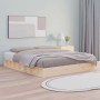 Solid wood bed frame 140x200 cm by , Beds and slatted bases - Ref: Foro24-820676, Price: 131,03 €, Discount: %