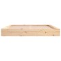 Solid wood bed frame 140x200 cm by , Beds and slatted bases - Ref: Foro24-820676, Price: 131,03 €, Discount: %
