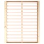Solid wood bed frame 140x200 cm by , Beds and slatted bases - Ref: Foro24-820676, Price: 131,03 €, Discount: %