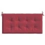 Garden bench cushion Oxford fabric red red 120x50x3 cm by , Cushions for chairs and sofas - Ref: Foro24-314080, Price: 24,61 ...