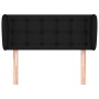 Kopfteil aus schwarzem Stoff, 83 x 23 x 78/88 cm von , Kopf- und Fußteile - Ref: Foro24-3117554, Preis: 46,66 €, Rabatt: %