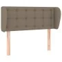 Kopfteil aus taupegrauem Stoff, 83 x 23 x 78/88 cm von , Kopf- und Fußteile - Ref: Foro24-3117556, Preis: 44,73 €, Rabatt: %