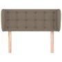 Kopfteil aus taupegrauem Stoff, 83 x 23 x 78/88 cm von , Kopf- und Fußteile - Ref: Foro24-3117556, Preis: 44,73 €, Rabatt: %