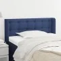 Cabecero de tela azul 103x16x78/88 cm de , Cabeceros y pies de cama - Ref: Foro24-3119198, Precio: 44,17 €, Descuento: %