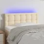 Kopfteil aus cremefarbenem Stoff mit LED 80x5x78/88 cm von , Kopf- und Fußteile - Ref: Foro24-3122025, Preis: 46,51 €, Rabatt: %