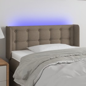 Headboard with LED in taupe gray fabric 83x16x78/88 cm by , Headboards and footboards - Ref: Foro24-3123648, Price: 50,72 €, ...