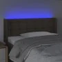 Headboard with LED in taupe gray fabric 83x16x78/88 cm by , Headboards and footboards - Ref: Foro24-3123648, Price: 51,40 €, ...