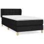 Box spring bed with black fabric mattress 80x200 cm by , Beds and slatted bases - Ref: Foro24-3127079, Price: 285,02 €, Disco...