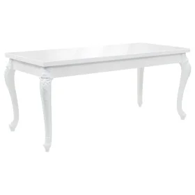 Glossy white dining table 179x89x81 cm by vidaXL, Kitchen and dining tables - Ref: Foro24-246958, Price: 587,90 €, Discount: %