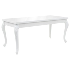 Mesa de comedor blanco brillante 179x89x81 cm de vidaXL, Mesas de cocina y de comedor - Ref: Foro24-246958, Precio: 595,37 €,...